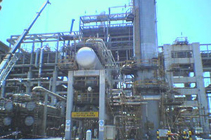 Thermal Spray Coating over Inner Surface of Crude Column