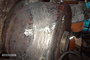 Repair of MERION 7500 Walking Dragline Crank